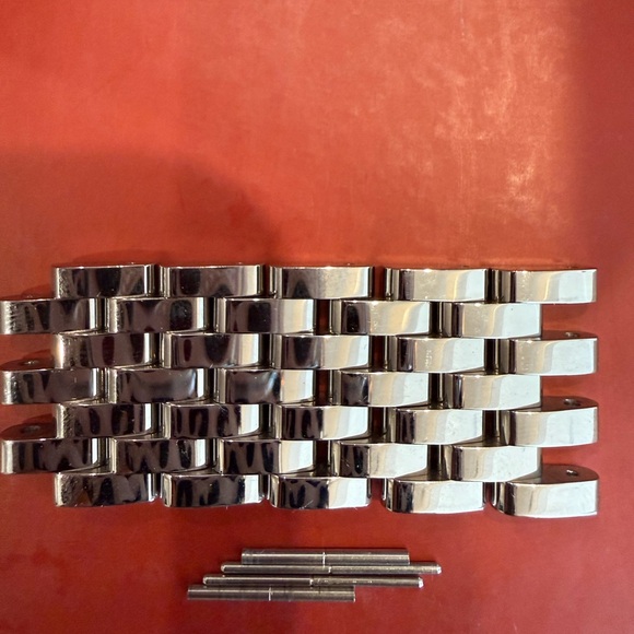 Michele Silver Chronograph Watch with Diamond Accents - Picture 7 of 12